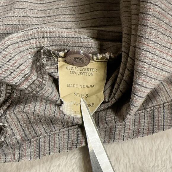 RVCA Sentimental Grey Men’s Button Up In Size Small - Picture 5 of 11